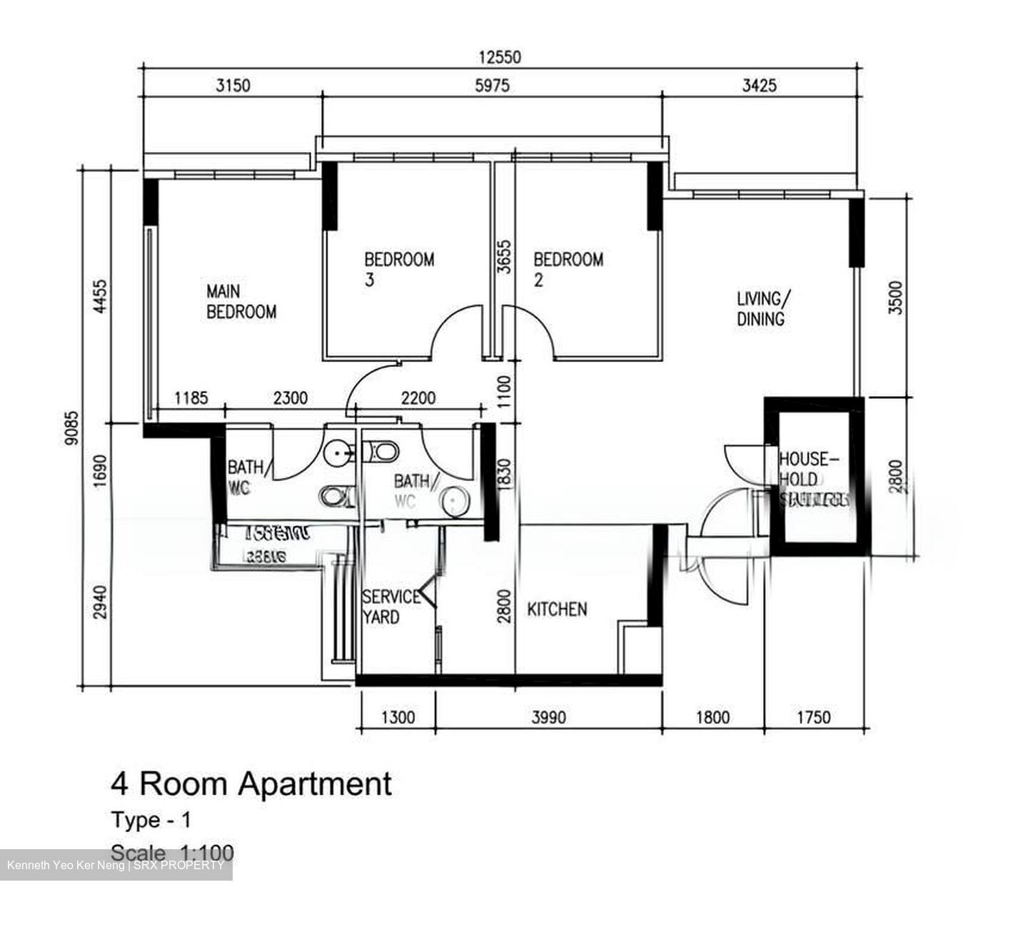 Blk 132A Eastlink I @ Canberra (Sembawang), HDB 4 Rooms #594890591